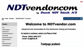 What Ndtvendor.com website looked like in 2019 (5 years ago)