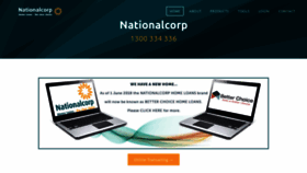 What Nationalcorp.com.au website looked like in 2019 (5 years ago)