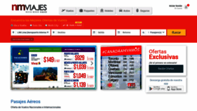 What Nmviajes.com website looked like in 2019 (5 years ago)