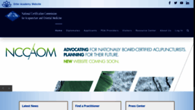 What Nccaom.org website looked like in 2019 (5 years ago)
