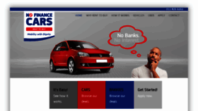 What Nofinancecars.co.za website looked like in 2019 (5 years ago)
