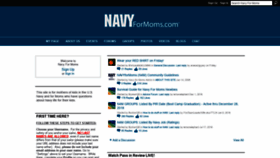 What Navyformoms.com website looked like in 2019 (5 years ago)