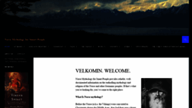 What Norse-mythology.org website looked like in 2019 (5 years ago)