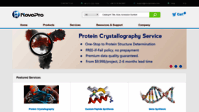 What Novoprolabs.com website looked like in 2019 (5 years ago)