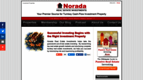 What Noradarealestate.com website looked like in 2019 (5 years ago)