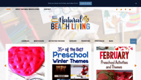 What Naturalbeachliving.com website looked like in 2019 (5 years ago)