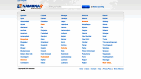 What Namanas.com website looked like in 2019 (5 years ago)