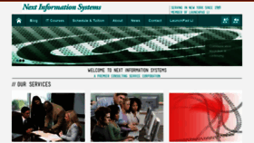What Nextinfosys.com website looked like in 2019 (5 years ago)