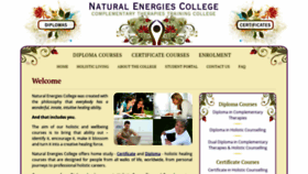 What Naturalenergies.com.au website looked like in 2019 (5 years ago)