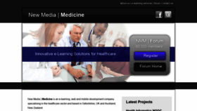What Newmediamedicine.com website looked like in 2019 (5 years ago)