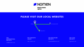 What Nomen.net website looked like in 2019 (5 years ago)