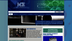What Nde.co.za website looked like in 2019 (5 years ago)