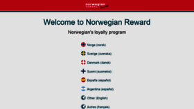 What Norwegianreward.com website looked like in 2019 (5 years ago)
