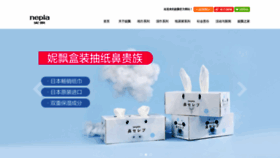 What Nepia.com.cn website looked like in 2019 (5 years ago)