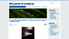What Nostatic.pl website looked like in 2019 (5 years ago)
