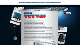 What Niezpapierosem.pl website looked like in 2019 (5 years ago)