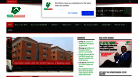 What Nigeriarealestatehub.com website looked like in 2019 (5 years ago)