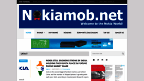 What Nokiamob.net website looked like in 2019 (5 years ago)