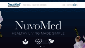 What Nuvomed.us website looked like in 2019 (5 years ago)