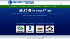 What Na.org website looked like in 2019 (5 years ago)
