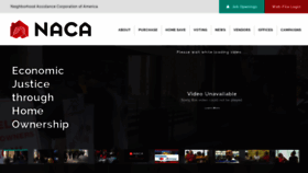What Naca.com website looked like in 2019 (5 years ago)