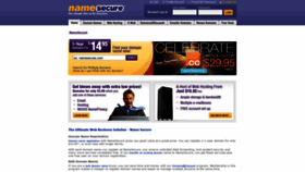 What Namesecure.com website looked like in 2019 (5 years ago)