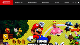 What Nintendo.com.au website looked like in 2019 (5 years ago)