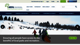 What Nrpa.org website looked like in 2019 (5 years ago)
