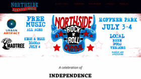 What Northsiderocks.com website looked like in 2019 (5 years ago)