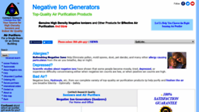 What Negativeiongenerators.com website looked like in 2019 (5 years ago)
