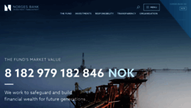What Nbim.no website looked like in 2019 (5 years ago)