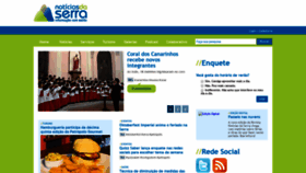 What Noticiasdaserra.com.br website looked like in 2019 (5 years ago)