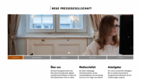 What Neue-pressegesellschaft.de website looked like in 2019 (5 years ago)