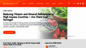 What Nutri-facts.org website looked like in 2019 (5 years ago)