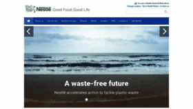 What Nestle-cwa.com website looked like in 2019 (5 years ago)