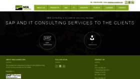 What Nea-consulting.com website looked like in 2019 (5 years ago)