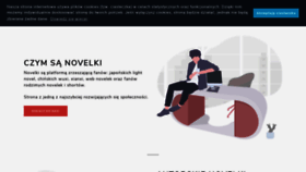 What Novelki.pl website looked like in 2019 (5 years ago)
