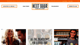 What Nextdooreatery.com website looked like in 2019 (5 years ago)