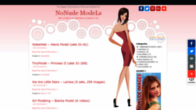 What Nonumodels.com website looked like in 2019 (5 years ago)