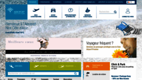 What Nice-aeroport.fr website looked like in 2019 (5 years ago)
