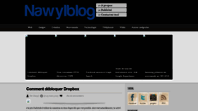 What Nawylblog.com website looked like in 2019 (5 years ago)