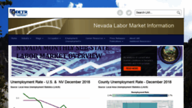 What Nevadaworkforce.com website looked like in 2019 (5 years ago)