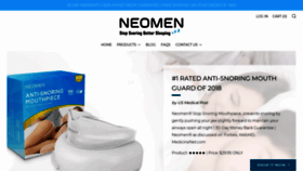 What Neomenstore.com website looked like in 2019 (5 years ago)
