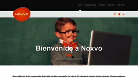 What Noxvo.com website looked like in 2019 (5 years ago)