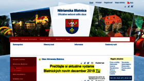 What Nitrianskablatnica.sk website looked like in 2019 (5 years ago)