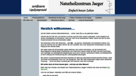 What Naturheilzentrum-jaeger.de website looked like in 2019 (5 years ago)
