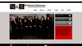 What Nicholsonbeaumont.com website looked like in 2019 (5 years ago)