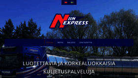 What Niinexpress.fi website looked like in 2019 (5 years ago)