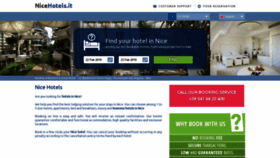 What Nicehotels.it website looked like in 2019 (5 years ago)