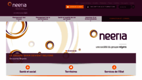 What Neeria.com website looked like in 2019 (5 years ago)